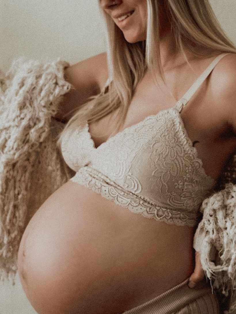 Women'secret White Microfibre Lace Triangle Maternity Breastfeeding Bra Reggiseno Imbottito, Bianco, 95B Donna Women'secret White Microfibre Lace Triangle Maternity Breastfeeding Bra Reggiseno Imbottito, Bianco, 95B Donna
